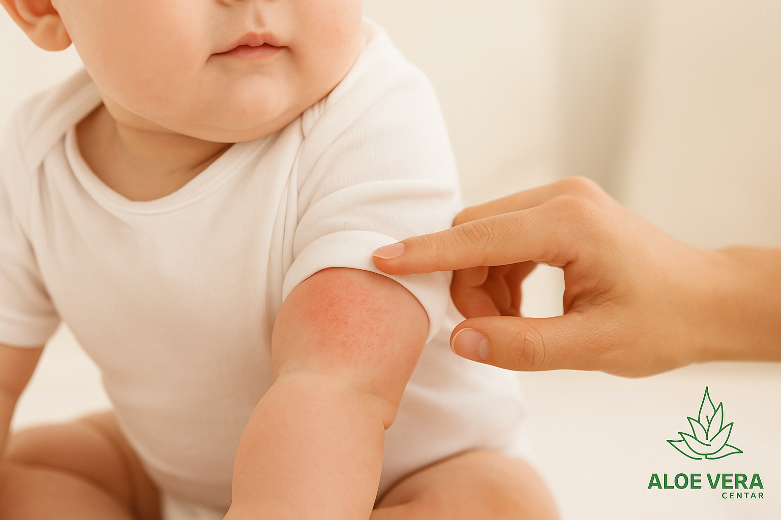 Atopijski dermatitis pri dojenčkih: nasveti za nego občutljive kože