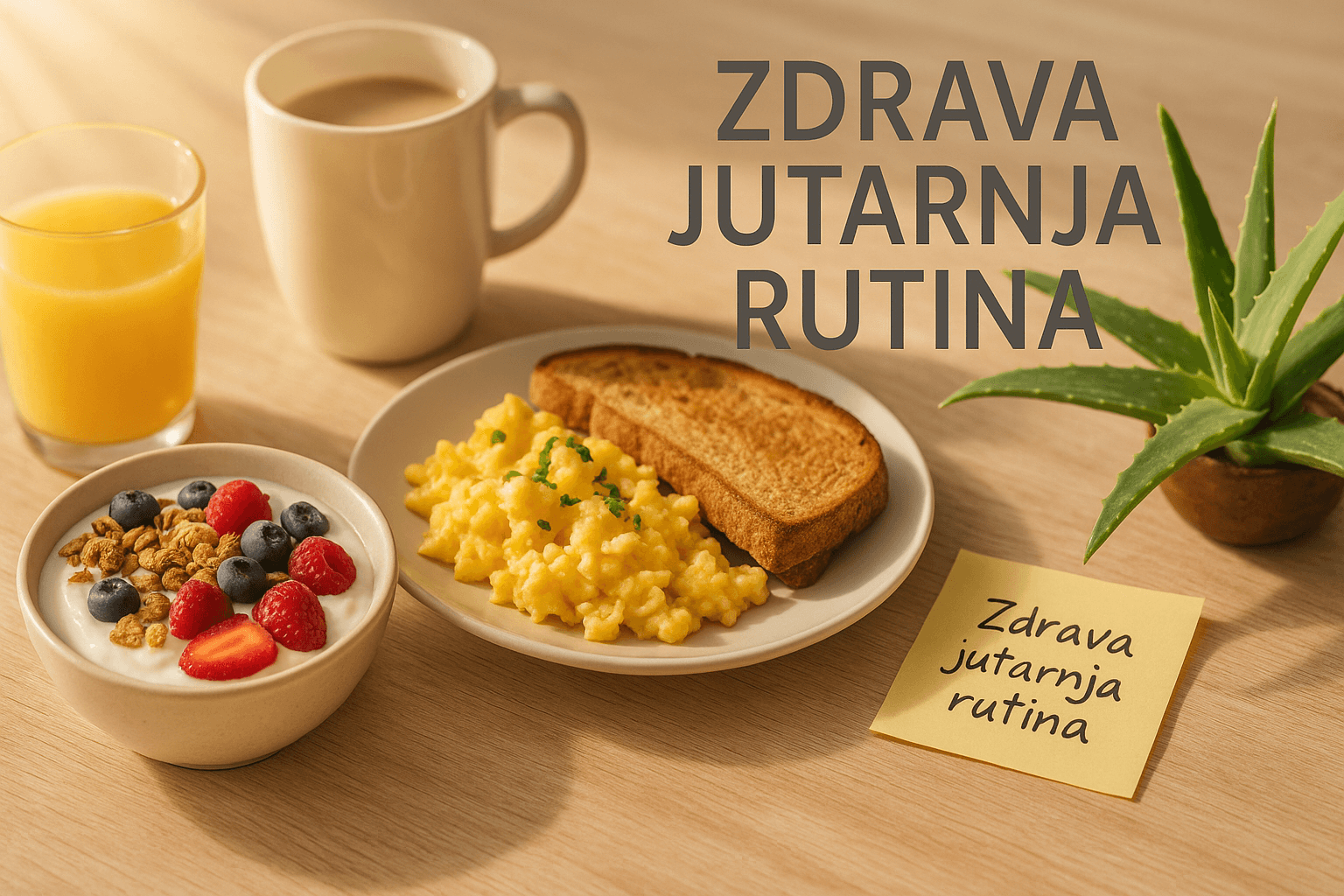 zdrava jutarnja rutina