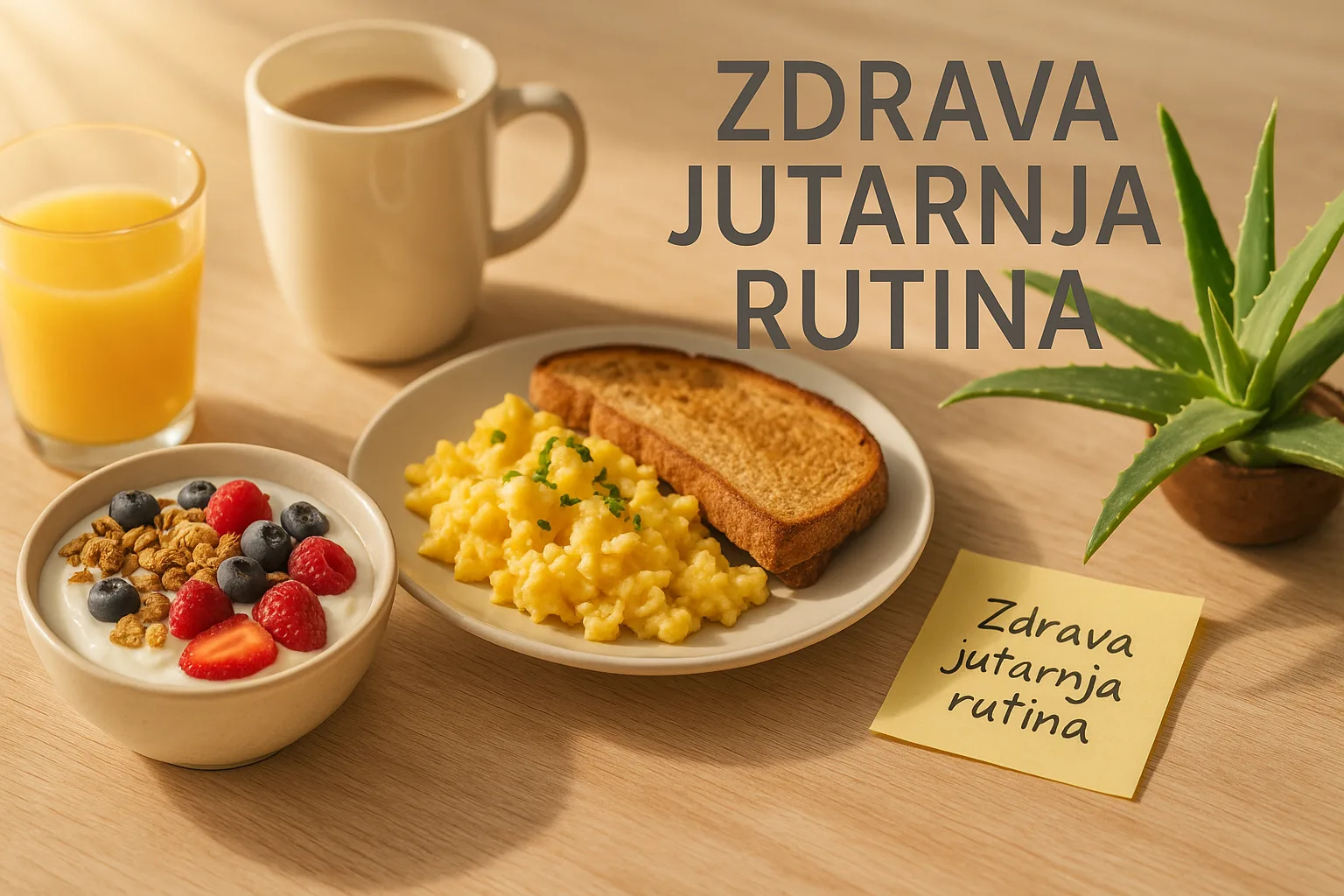 zdrava jutarnja rutina