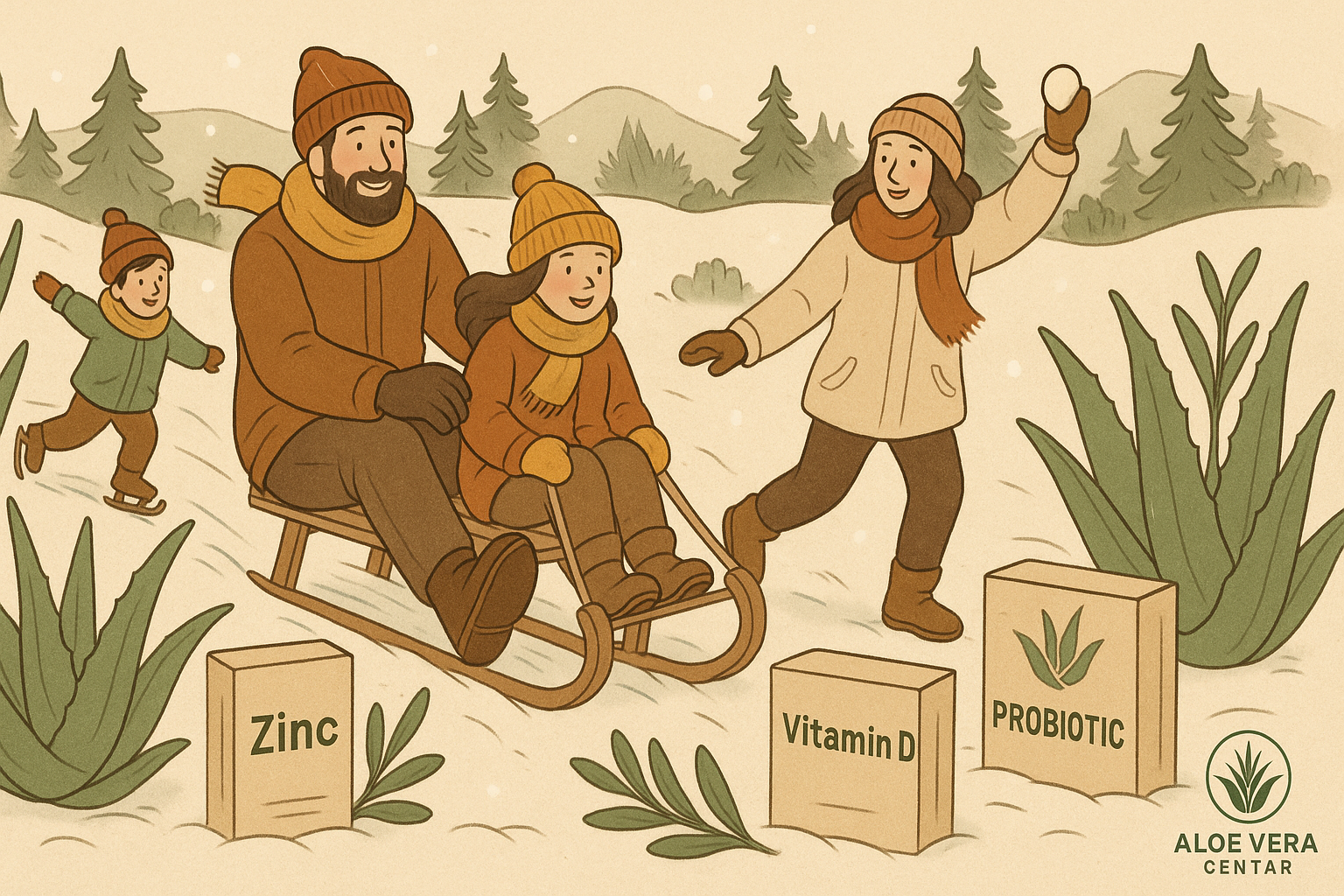 Sezona gripe: okrepite imuniteto s cinkom, vitaminom D in probiotiki