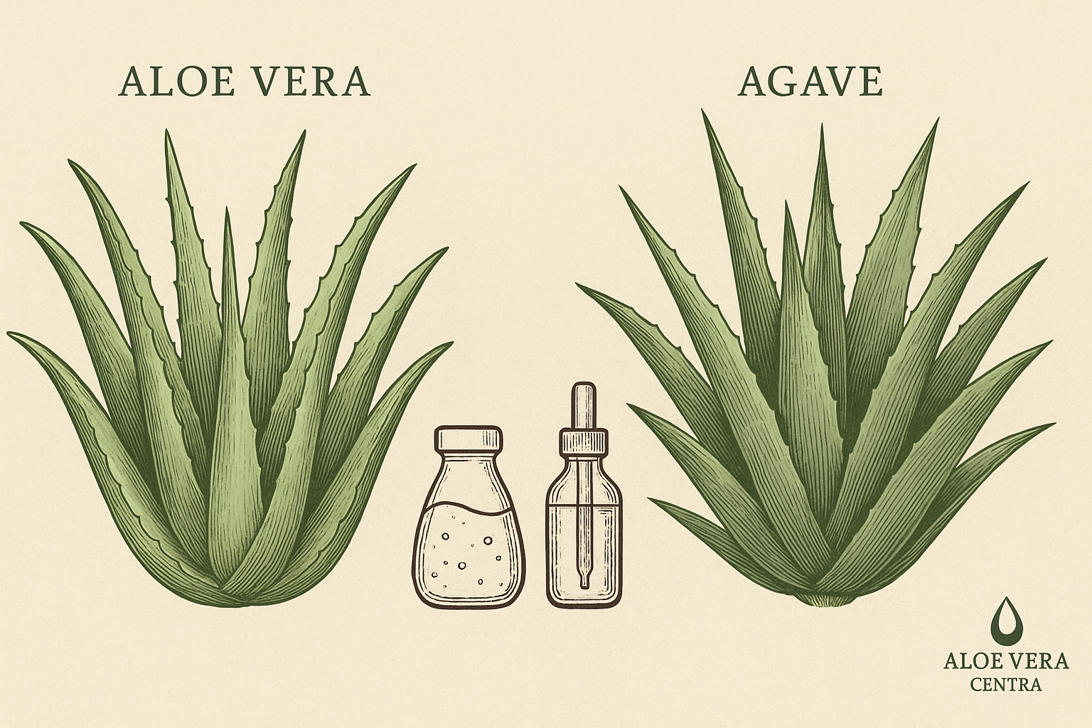 Aloe vera proti agavi – kakšna je razlika in katera je boljša izbira?