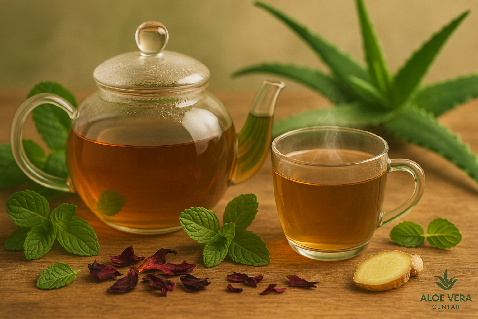 Biljni čajevi: kada ih piti i kako ih pojačati s aloe gelom