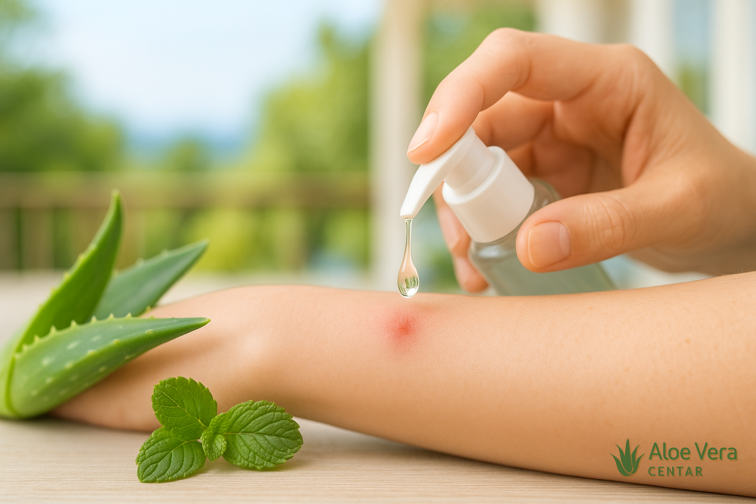 Gel protiv uboda insekata s aloe i mentolom za svaki tip kože