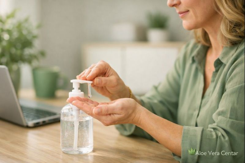 Antibakterijski gel za ruke s aloe: vodič za kožu i kosu
